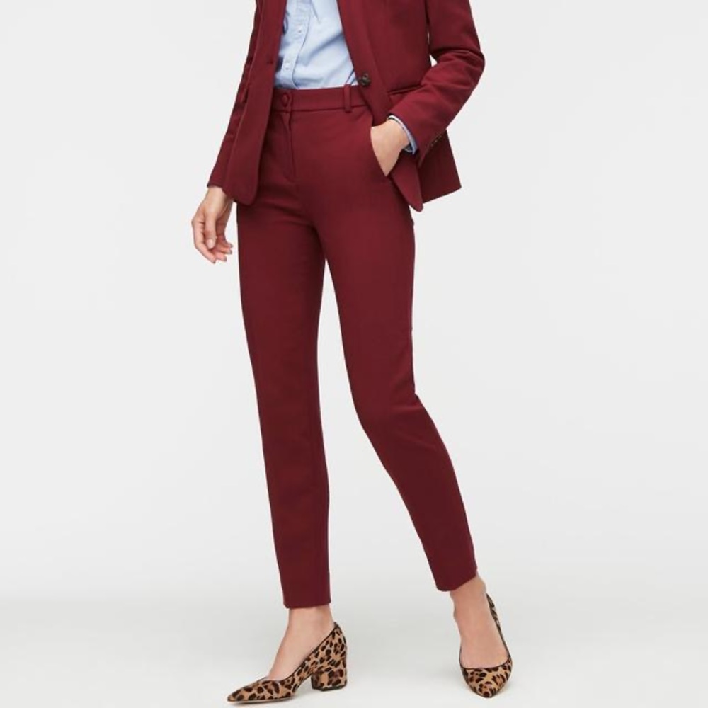 NWT J.Crew Petite High-Rise Cameron Pant in Four Season Stretch